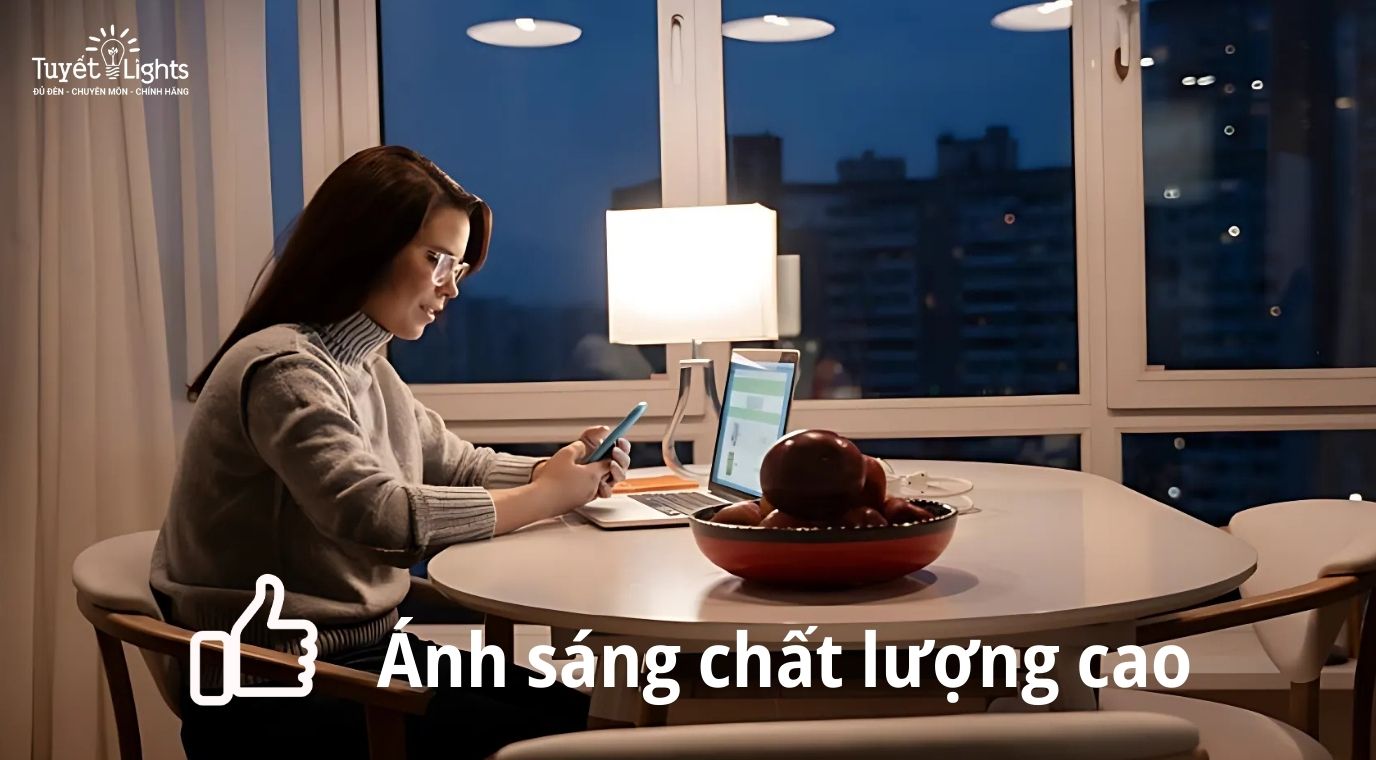 Ánh sáng chất lượng cao: Các đèn và bộ đèn của Panasonic mang đến ánh sáng chất lượng cao, giúp khách hàng trải nghiệm phong cách sống thoải mái và tiện nghi.